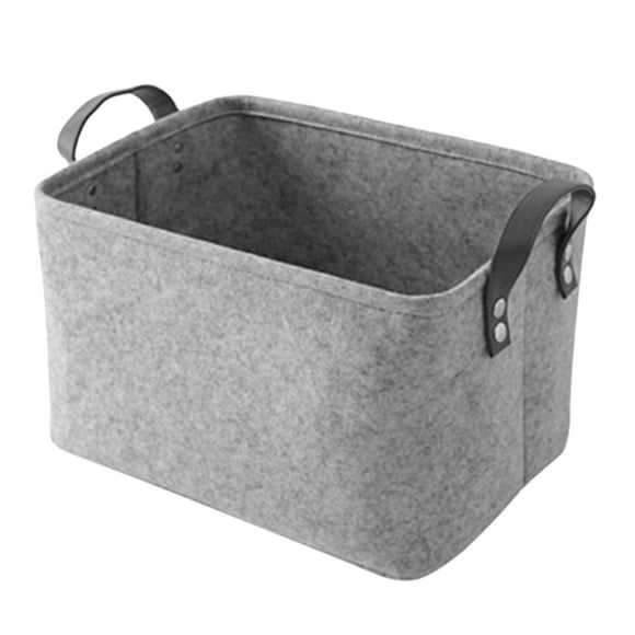 Storage Basket Felt Storage Bin Collapsible & Convenient Box Organizer
